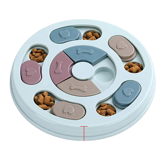 Puzzle Interactif Anti-Glouton PawHaus™ – Gamelle Ludique & Stimulante pour Chiens